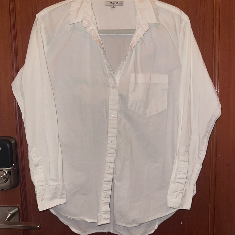 Madewell White Oxford Shirt